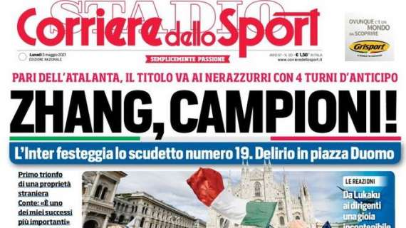 PRIMA PAGINA – CdS: “”Osi illude il Napoli”