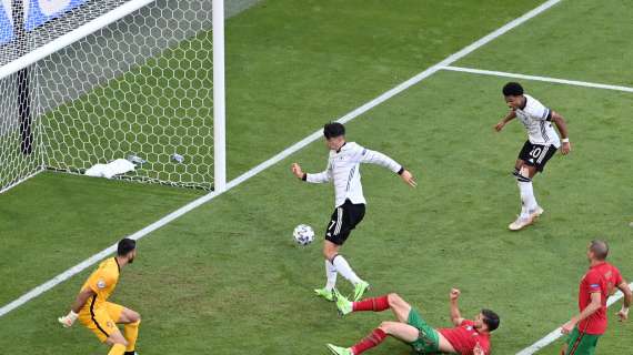 Germania show con Gosens: poker al Portogallo di Ronaldo (a segno)