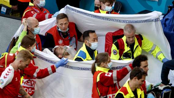 Ag. Eriksen: “Resterà in osservazione fino a domani, poi farà il tifo per la Danimarca”