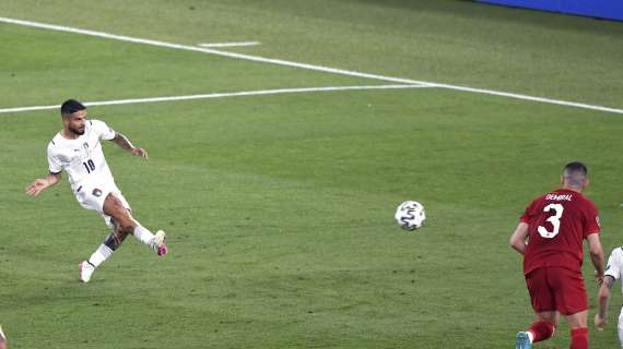 Insigne da 7,5 per la Gazzetta: “Delizioso a tutto campo con dribbling, regia offensiva e gol”