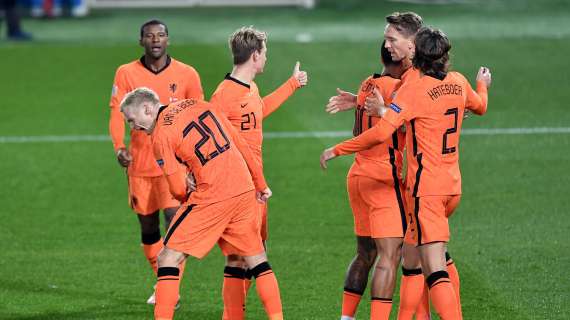 L’Olanda schianta 3-0 la Macedonia del Nord: Elmas in campo per 90′