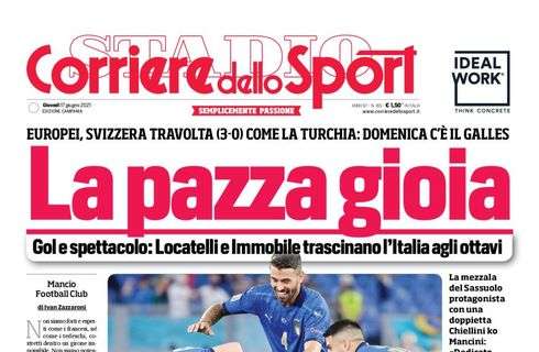 PRIMA PAGINA – CdS Campania: “La voglia matta di Osi: si allena con i bambini”