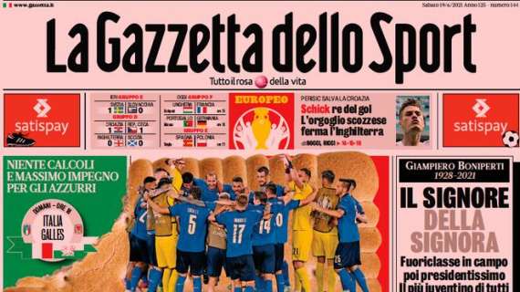 PRIMA PAGINA – L’apertura della Gazzetta: “Il biscotto non ci piace”