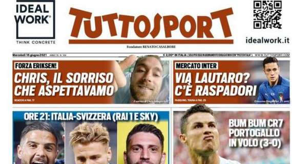 PRIMA PAGINA – Tuttosport – “Tris per il bis”