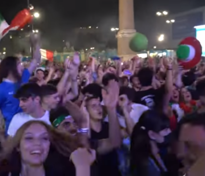L’Oms sui festeggiamenti per l’Italia campione: «È un devastante contagio in diretta tv» 