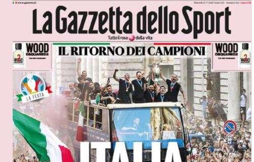 PRIMA PAGINA – Gazzetta: “Italia piaci un mondo”