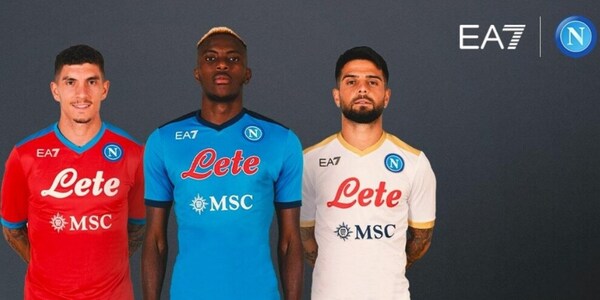 Napoli, ufficiale la partnership con Armani: le nuove maglie