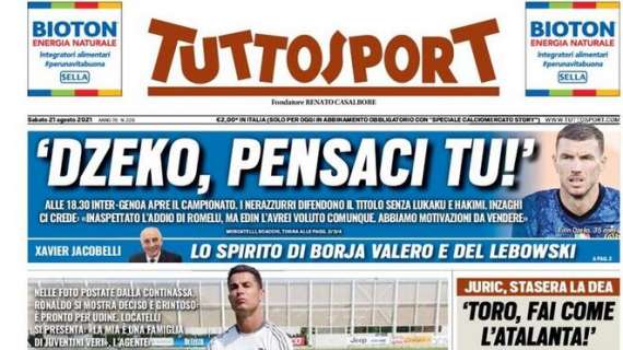 PRIMA PAGINA – Tuttosport: “CR7: Juve, io ci sono”