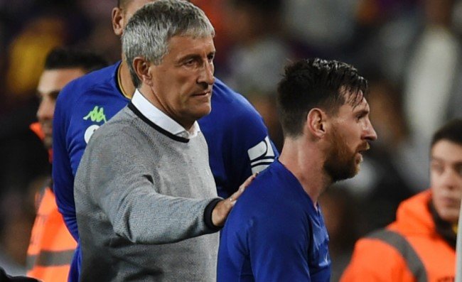 Setien rivela un retroscena di quando allenava il Barcellona
