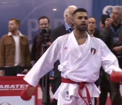 Strepitoso Busà: conquista l’oro nel karate, è il 9° per l’Italia