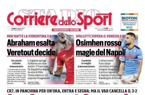PRIMA PAGINA – CdS Campania: “Osimhen rosso: magie del Napoli”