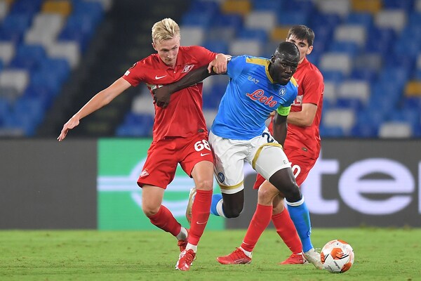 Napoli-Spartak Mosca 2-3: tabellino, statistiche e marcatori