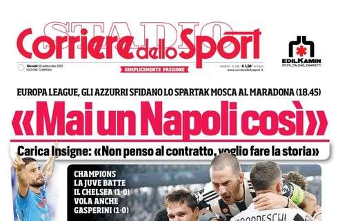 PRIMA PAGINA – CdS Campania: “Mai un Napoli così”