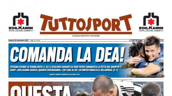 PRIMA PAGINA – Tuttosport: “Per il Napoli e la Lazio esame di russo, Roma in Ucraina”