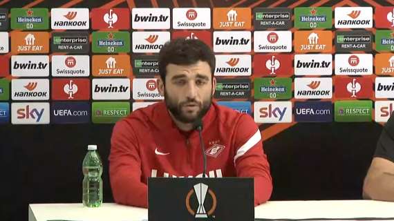 Spartak, Dzhikiya in conferenza: “Napoli forte, ma noi faremo più del possibile come lo Sheriff”