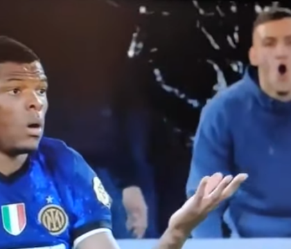 Lazio-Inter, tifoso laziale fa il verso della scimmia a Dumfries – VIDEO