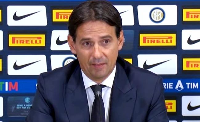 Inter, Inzaghi: “Uomo a terra? Continueremo a giocare. Allegri? Posso dire lo stesso del Napoli”