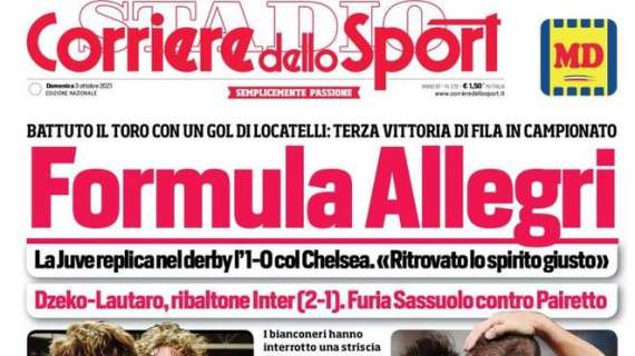 PRIMA PAGINA – CdS: “Spalletti, ora il test è di Italiano”