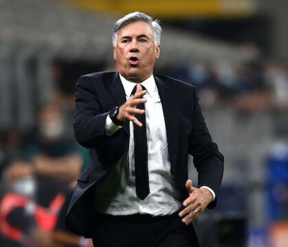 Ancelotti: «Spalletti sta facendo un grande lavoro, ogni tanto sento De Laurentiis, in amicizia»