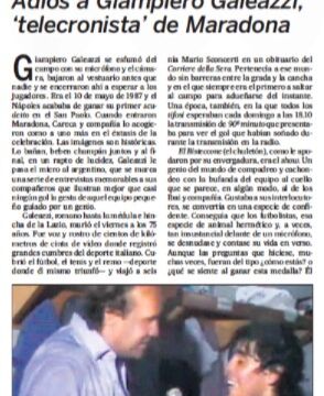 El Pais celebra Galeazzi, il “Chuletòn” diventa internazional-popolare