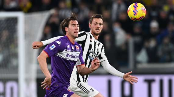 Juventus-Fiorentina, rigore negato ai viola: il primo tempo finisce 0-0