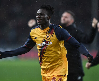 Roma, Afena Gyan è positivo al Covid