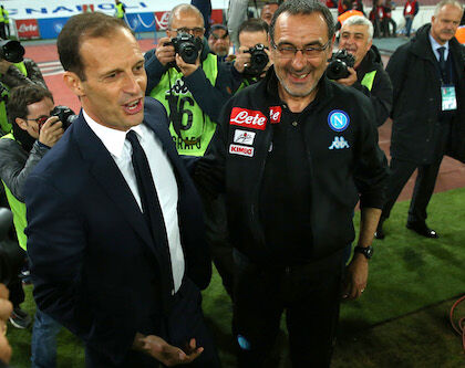 Sarri: «La Juve ha vinto da Juve, con un rigorino che è una follia del Var»