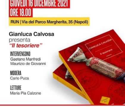 Domani a Napoli “Il tesoriere” il romanzo di Calvosa sul Pci. Con il sindaco Manfredi e De Giovanni