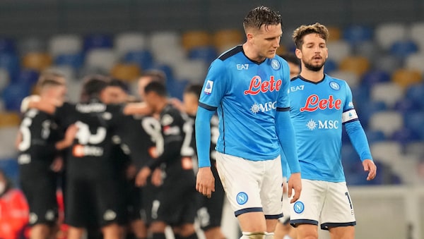 Napoli-Spezia 0-1: terza sconfitta di fila in casa per Spalletti