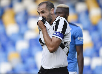 Repubblica: esagerata l’esultanza di Chiellini per il recupero su Ekuban, manco avesse fermato Messi