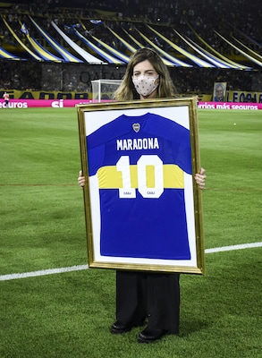 Dalma Maradona a Napoli per girare "La hija de Dios"