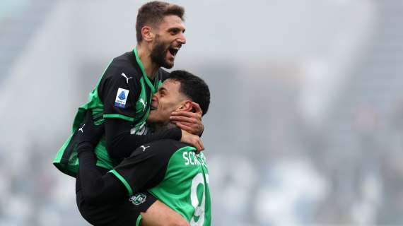 Il Sassuolo ribalta la Lazio in 6′: a Reggio Emilia finisce 2-1