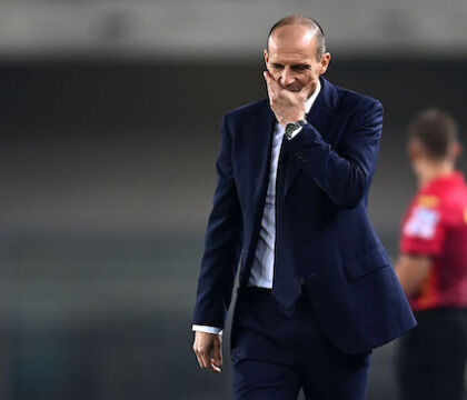 Allegri: «Recuperiamo Chiesa e Dybala. Bonucci e Chiellini non ci saranno, Locatelli agirà da centrocampista centrale»