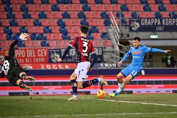 Bologna-Napoli 0-2: tabellino, statistiche e marcatori