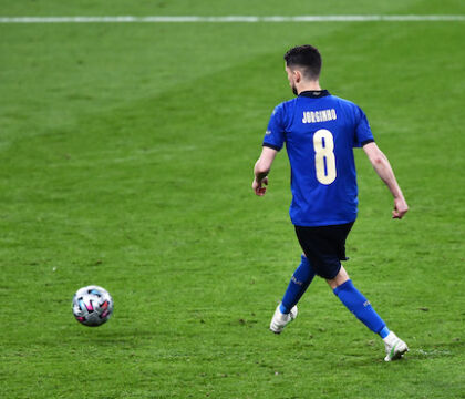 Mancini: «Magari vinciamo il Mondiale con un rigore di Jorginho, chi lo sa…»