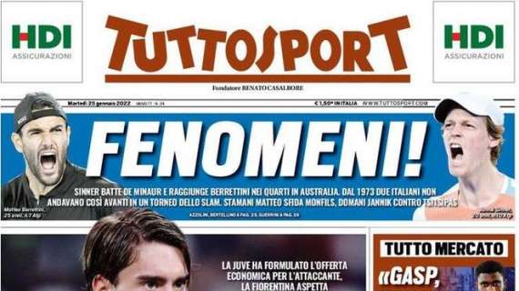 PRIMA PAGINA – Tuttosport: “Vlahovic, ci siamo”