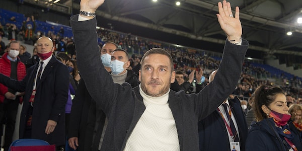 Roma-Juventus, all’Olimpico c’è anche Francesco Totti