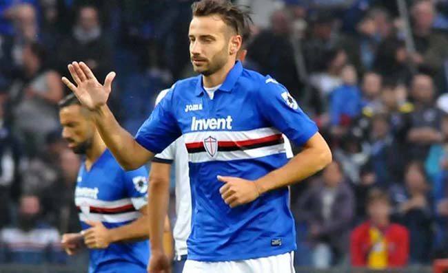 Sampdoria nei guai in vista del Napoli: due infortuni e Candreva squalificato