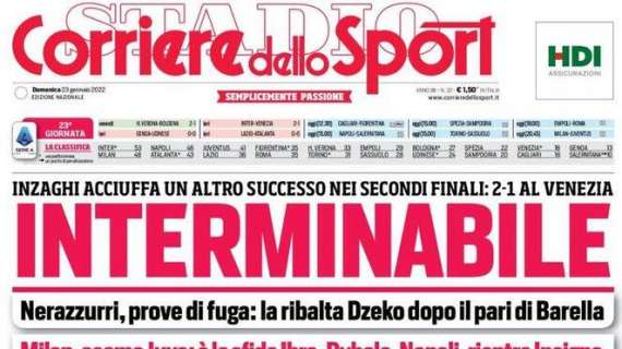 PRIMA PAGINA – Corriere dello Sport: “Napoli, rientra Insigne”