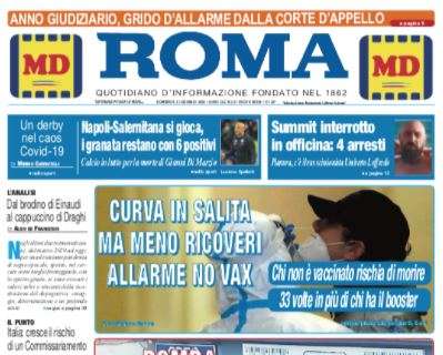 PRIMA PAGINA – Il Roma: “Napoli-Salernitana si gioca, i granata restano con 6 positivi”