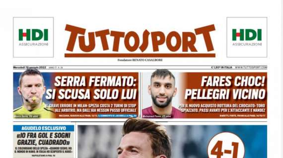PRIMA PAGINA – Tuttosport: “C’è Joya per tutti!”