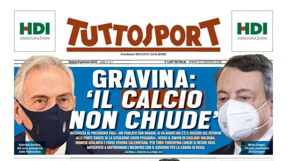 PRIMA PAGINA – Tuttosport: “Juve no gol, no Champions. Mai così male da 22 anni”