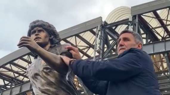 Statua Diego all’esterno? Borriello: “Mancano autorizzazioni, troppa burocrazia”