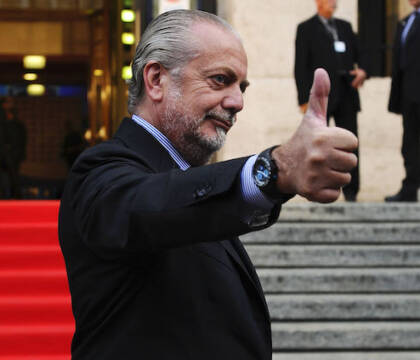 De Laurentiis: «Non parliamo di scudetto. Insigne? Ha preso la decisione che reputa giusta per il futuro»