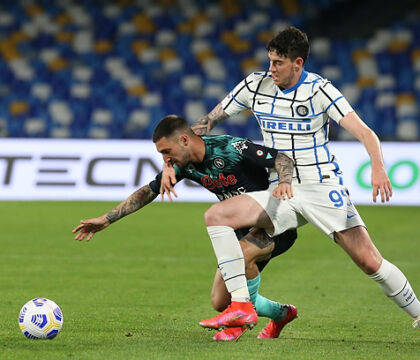 Due giornate di squalifica a Bastoni per ingiurie agli arbitri del derby