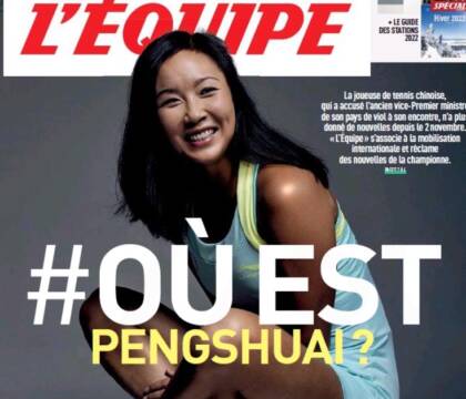 Peng Shuai a L’Equipe: «Perché tanta preoccupazione per me? Mai accusato nessuno di violenza sessuale»