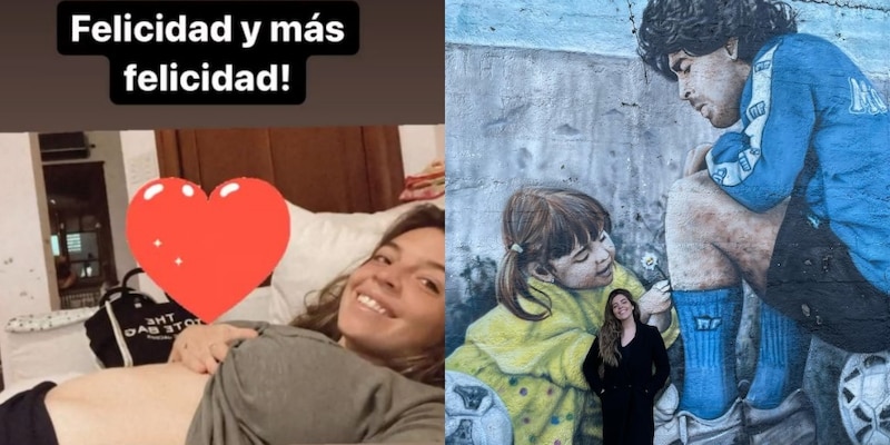 Dalma Maradona è incinta: il nome del bebè è un omaggio al Napoli
