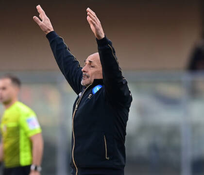 Napoli-Udinese, lo Spalletti psicologo al 45′: «Giochiamo come sappiamo, senza paura di sbagliare»