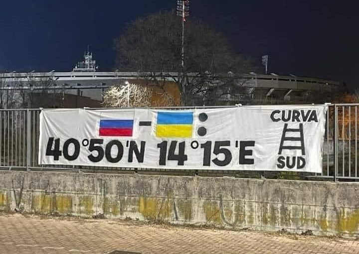 “Bombardate Napoli” la richiesta dei tifosi del Verona a Russia e Ucraina