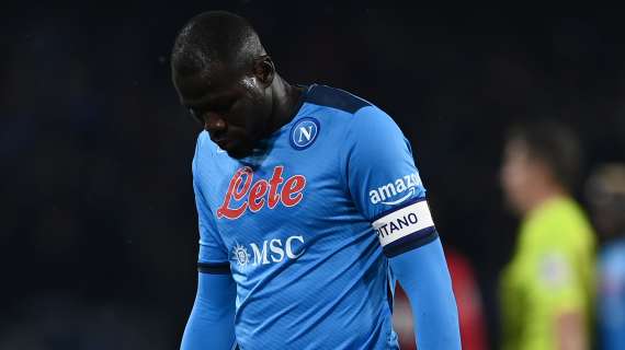 Cartellino giallo pesante per Koulibaly: l’azzurro era diffidato, salterà Empoli-Napoli